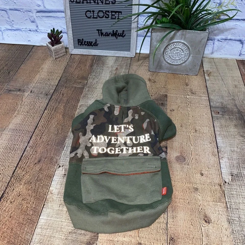 Reddy Dog Pet Camo Hoodie Pocket 